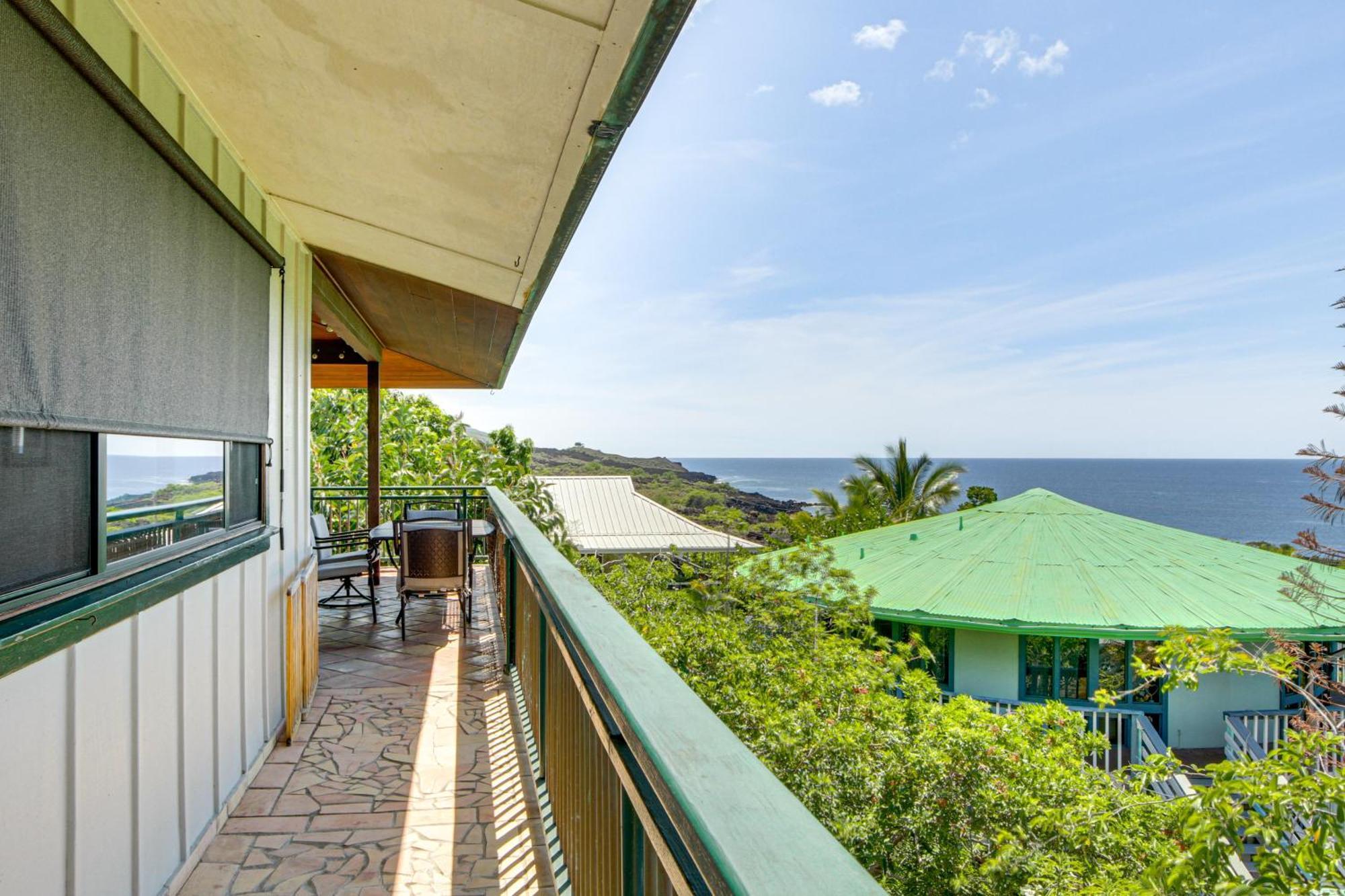 Ocean-View Bungalow Walk To Pebbles Beach! Hookena Dış mekan fotoğraf